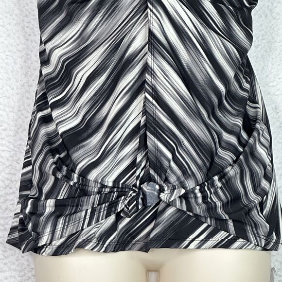 Miraclesuit Tankini Swimsuit Top‎ Womens 10 Love Knot Adjustable Straps Swimwear - Picture 3 of 15